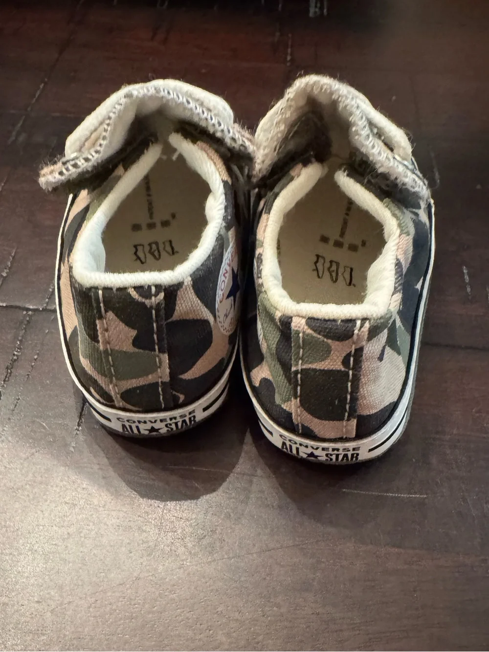 Converse Camouflage Canvas Infant Sneakers size 2C